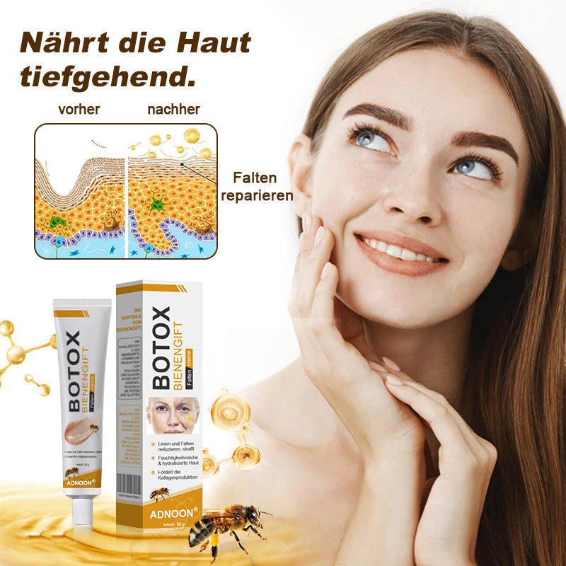 Jetzt jugendliche Haut zurückgewinnen✨ ADNOON® Botox Bienengift Falten- und Fleckencreme