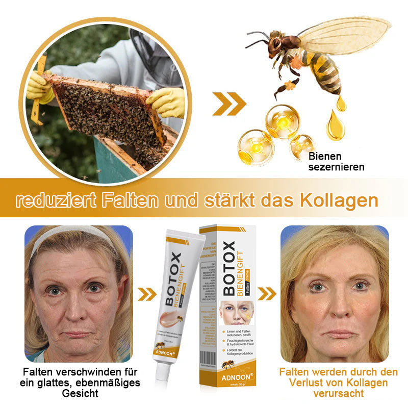 Jetzt jugendliche Haut zurückgewinnen✨ ADNOON® Botox Bienengift Falten- und Fleckencreme