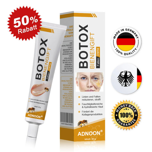 Jetzt jugendliche Haut zurückgewinnen✨ ADNOON® Botox Bienengift Falten- und Fleckencreme